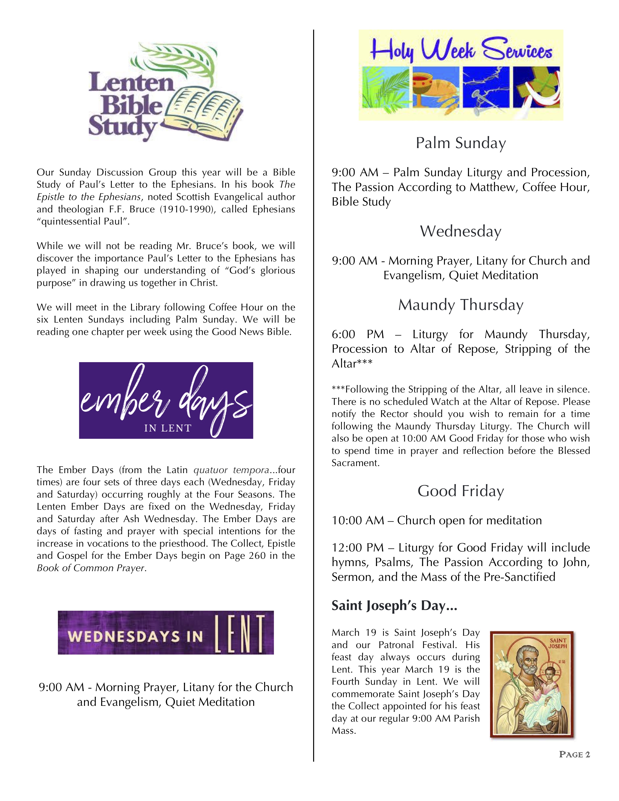 Parish Times Lent Page 2